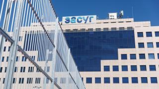 Fachada de la sede de Sacyr.