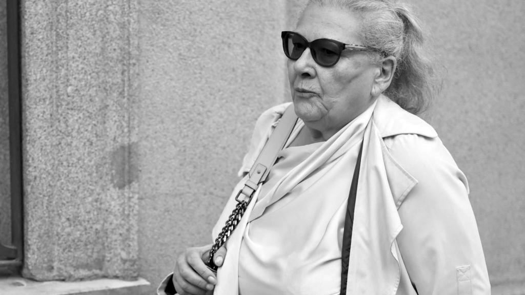 Carmen Pano a su llegada este jueves al Tribunal Supremo.