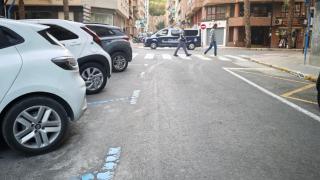 Aparcamientos en la ciudad de Alicante.