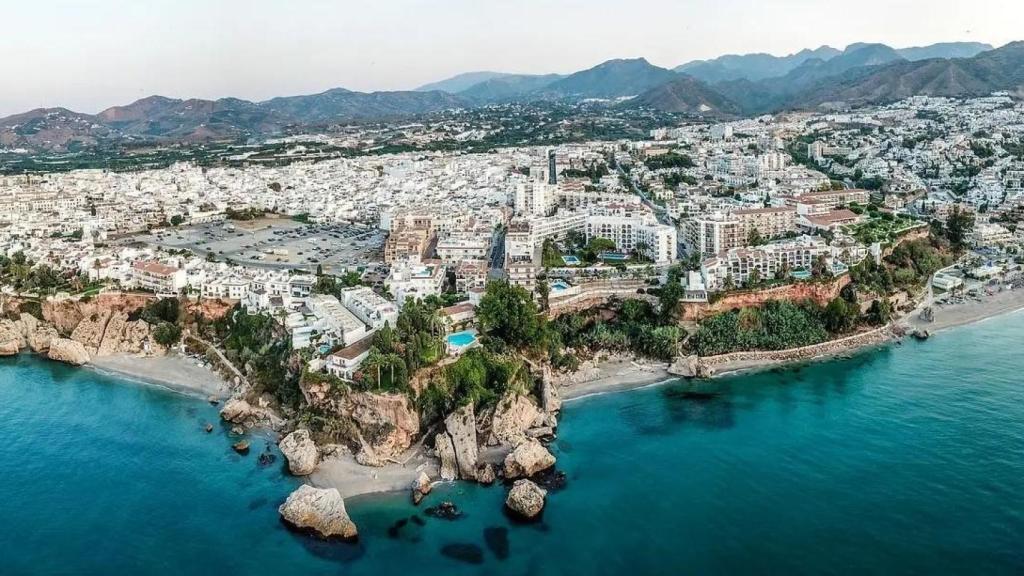 Espectacular imagen de la Costa del Sol.