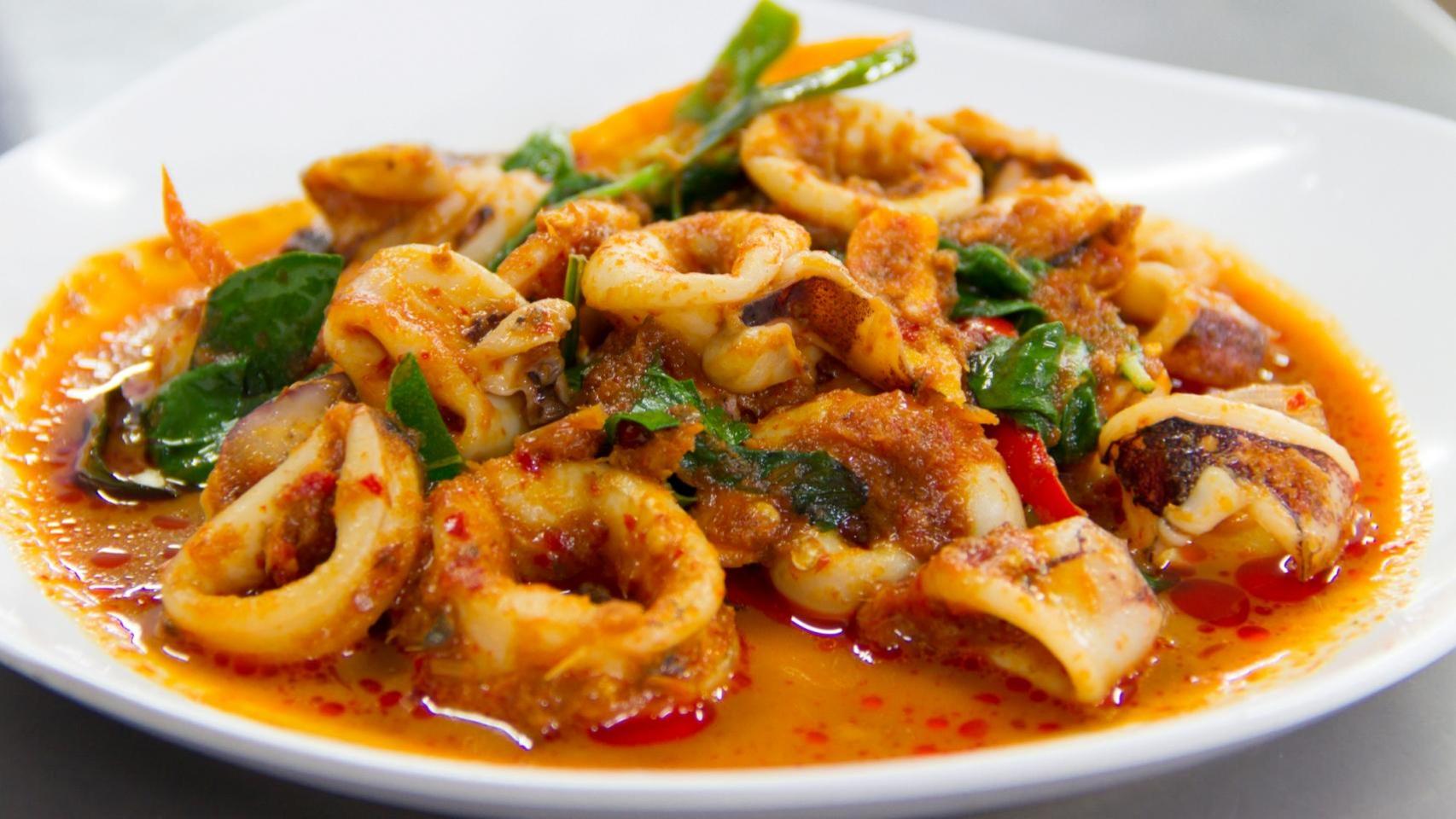 Un guiso de calamares