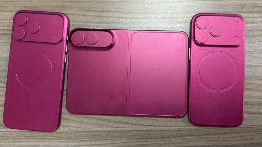 Modelos a escala del iPhone 18 Pro Max, iPhone Ultra y iPhone 18 Pro