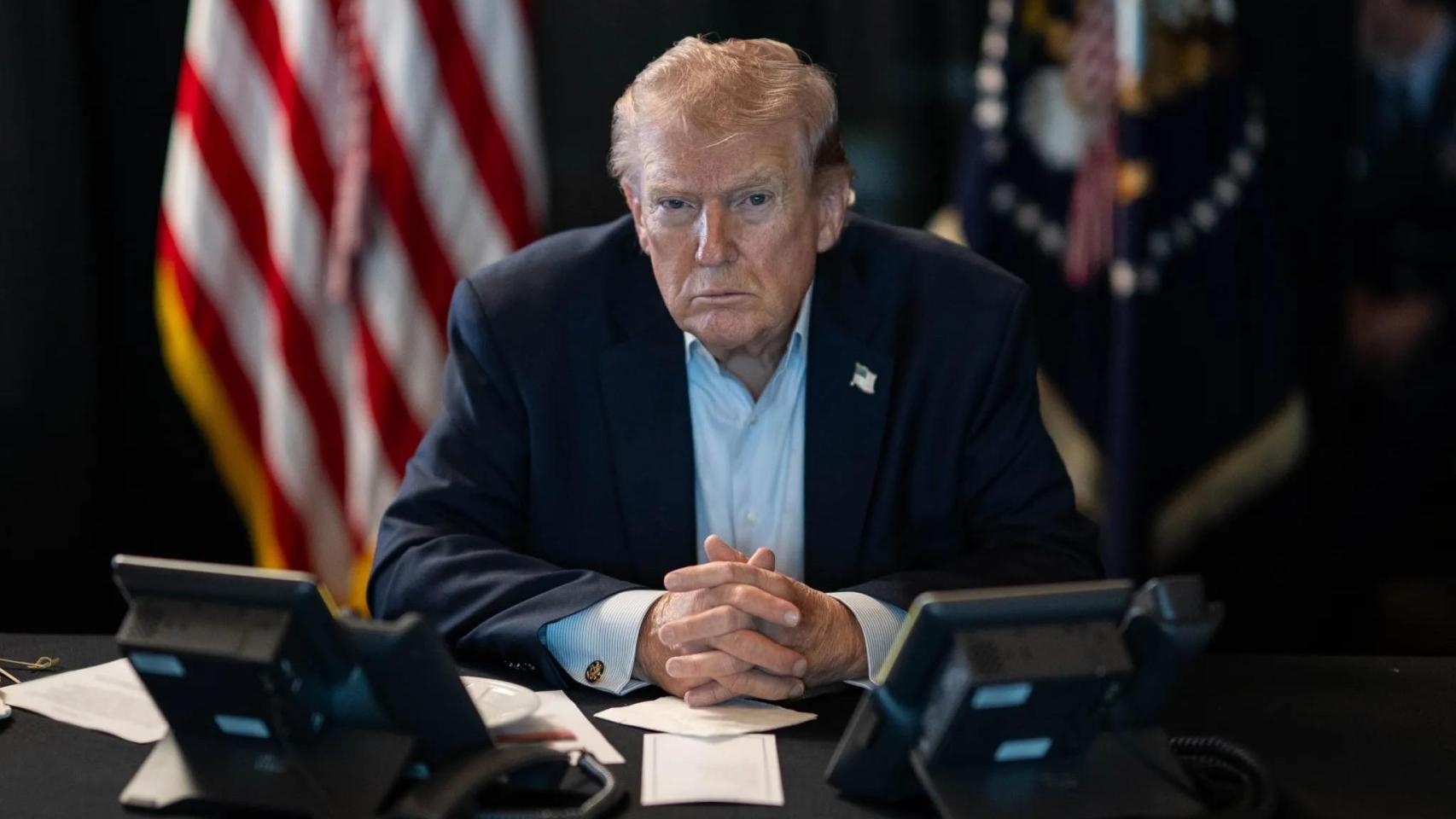 El presidente Donald Trump en el Despacho Oval.