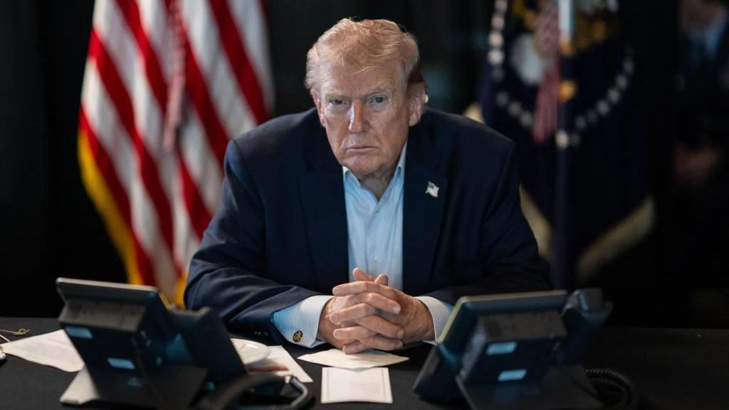El presidente Donald Trump en el Despacho Oval.