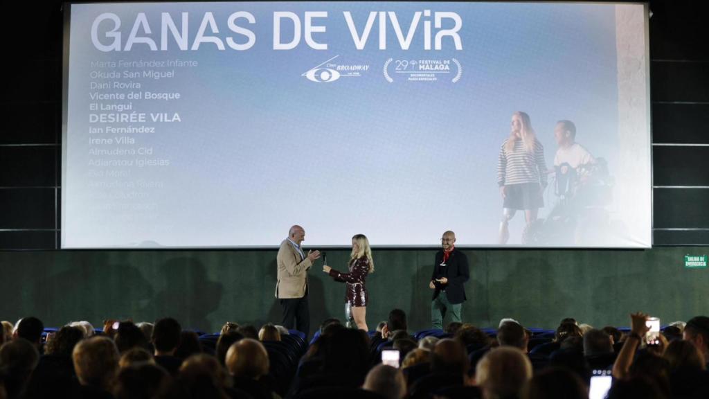 Imagen de la presentación del documental 'Ganas de Vivir' en Valladolid.