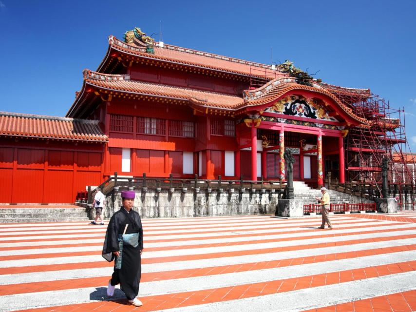 Castillo de Shuri en Naha, Okinawa.