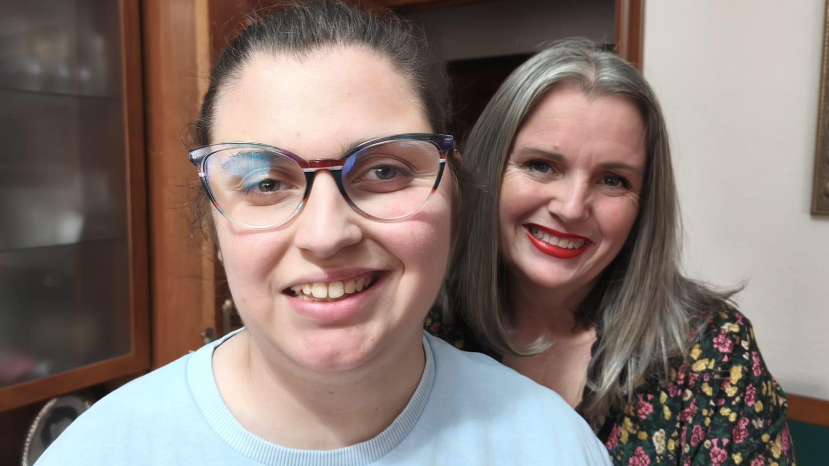 Imagen de Rosa Díaz con su hija Lucía.