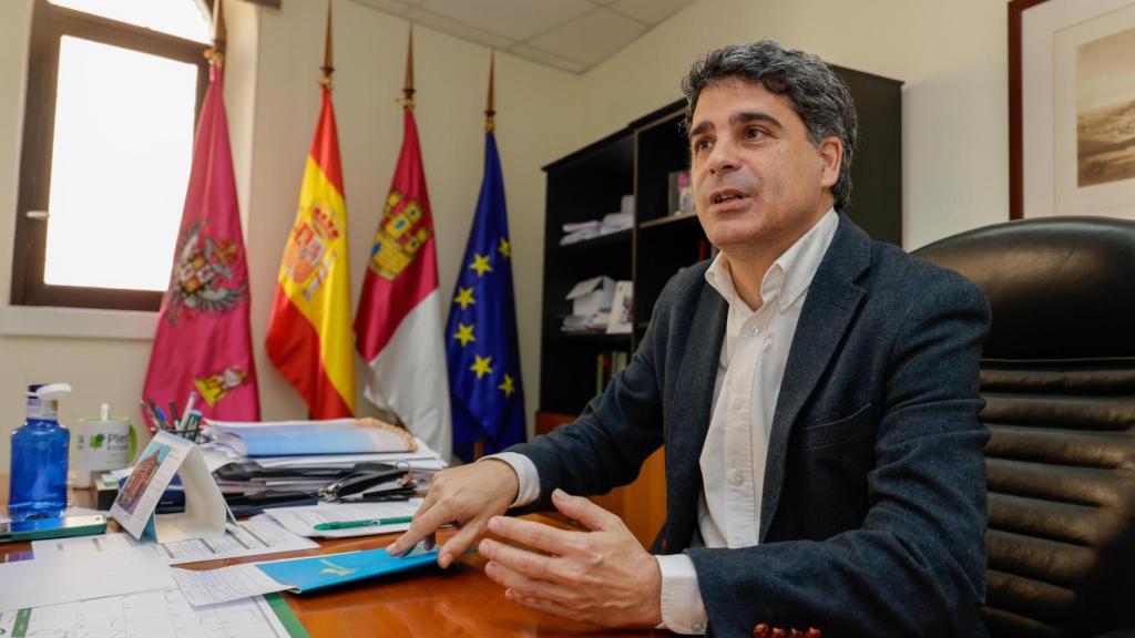 El popular Juanjo Alcalde en un momento de la entrevista.