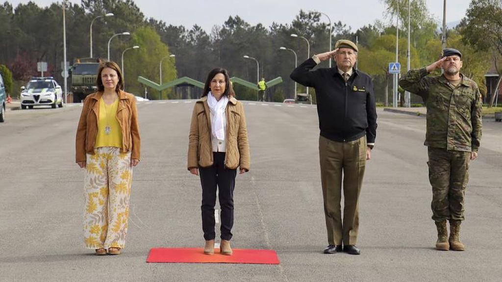 La ministra de Defensa, Margarita Robles, este viernes en Asturias