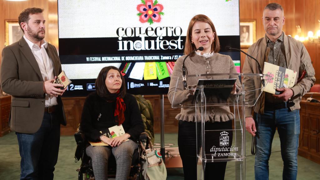 Presentación del VI Festival Internacional de Indumentaria 'Indufest Zamora'.