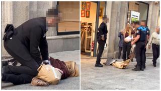 Retención de una mujer en calle Príncipe por, presuntamente, robar en una tienda