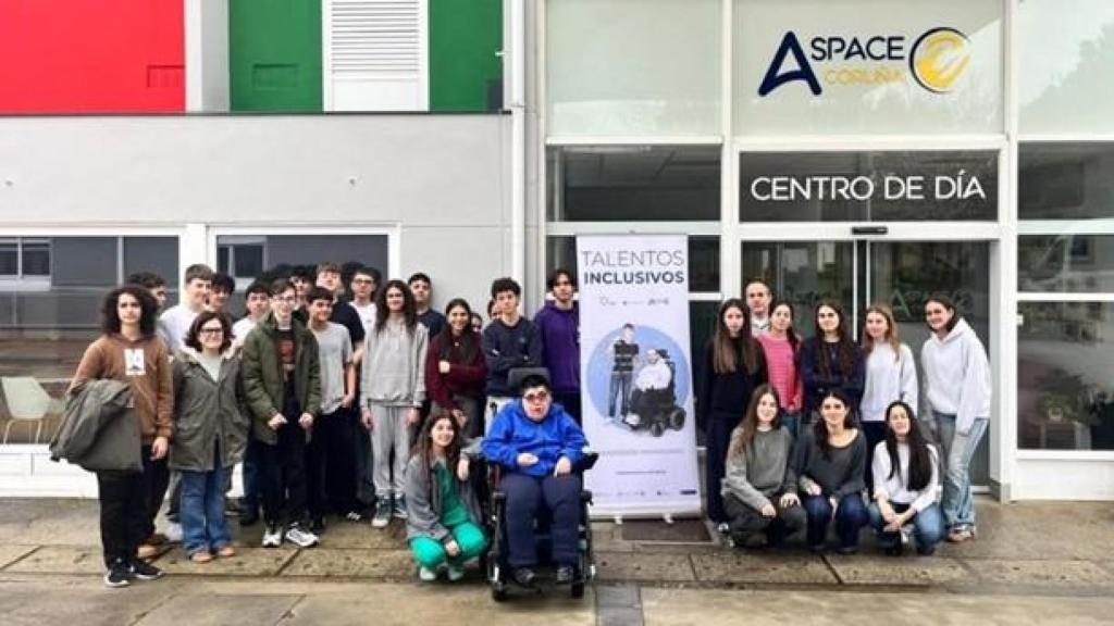 Sede de Aspace tras una actividad reciente.