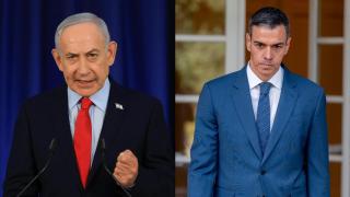 Benjamin Netanyahu y Pedro Sánchez.