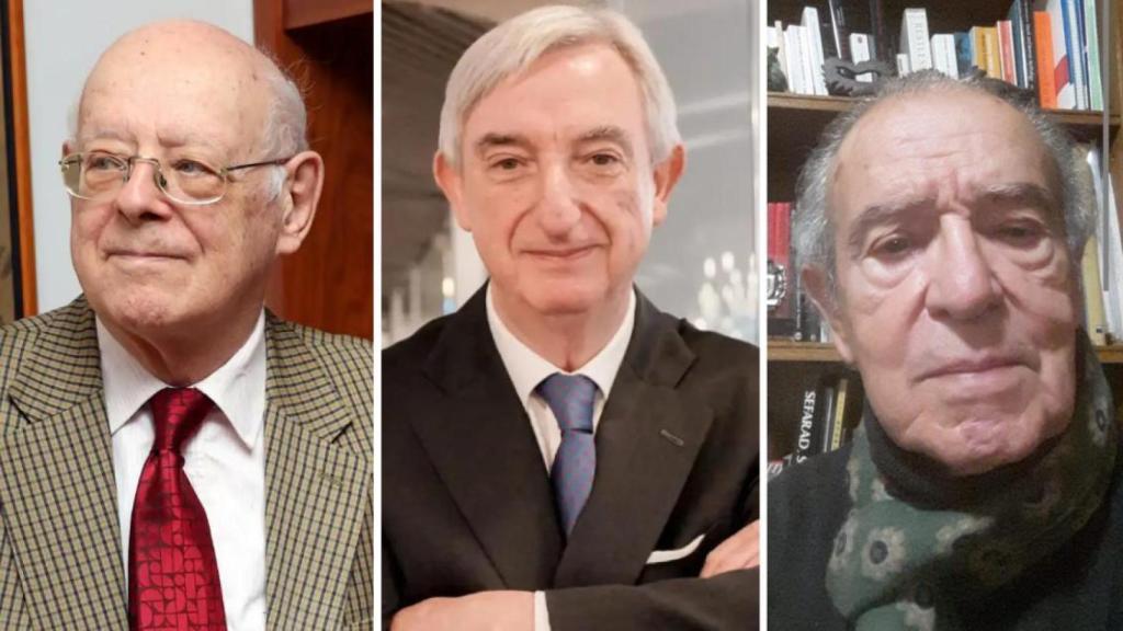 (De izquierda a derecha) Eugenio Bregolat, Rafael Dezcallar y Juan Leña Casas.