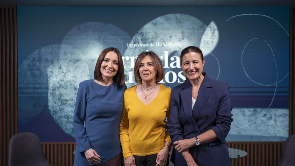 De izquierda a derecha, Cruz Sánchez de Lara, Charo Izquierdo y Samary Fernández Feito.