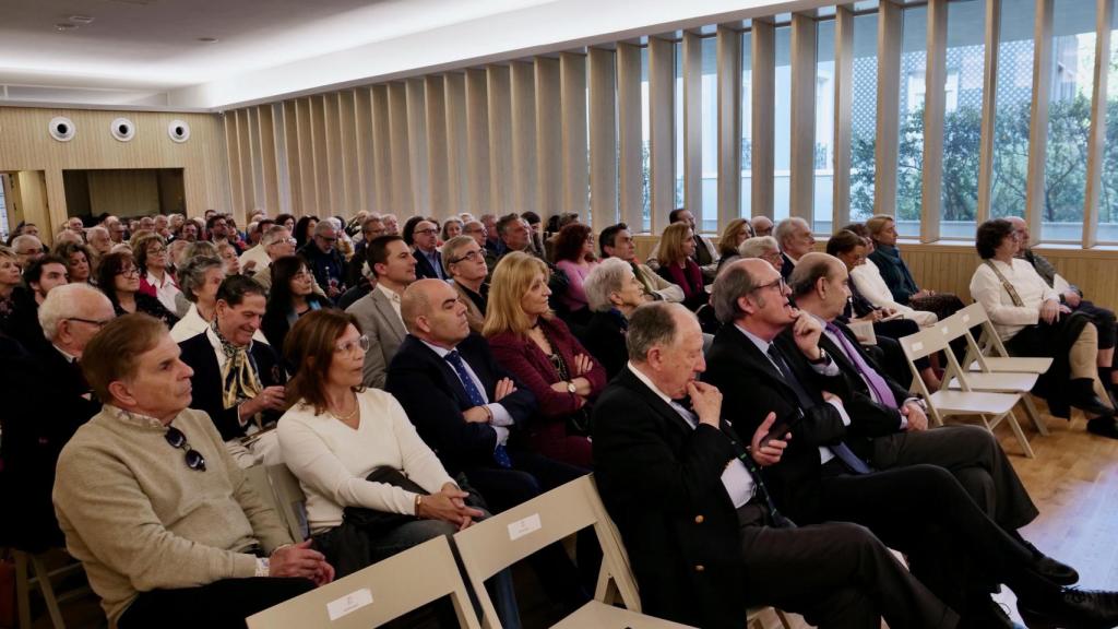 Asistentes al acto de presentación de 'Quemados'.