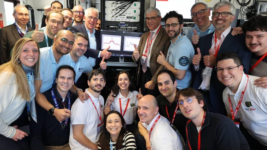 Los equipos de la ESA en ESTEC.