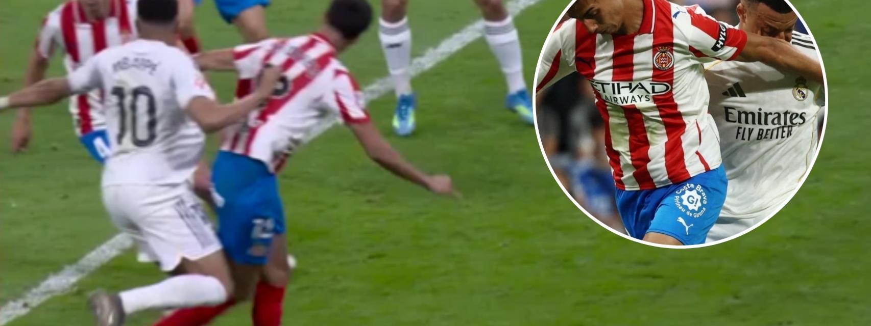 El penalti no pitado sobre Kylian Mbappé en el Real Madrid - Girona