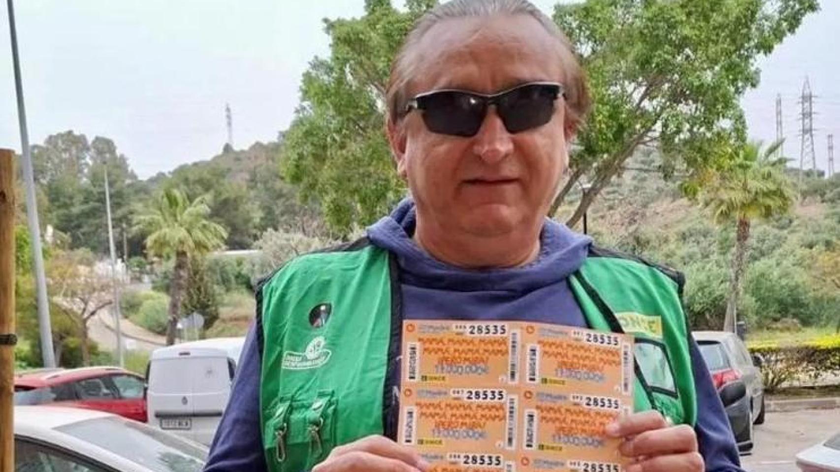 El vendedor de la ONCE.