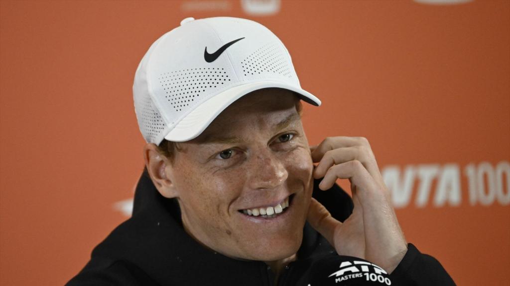 Jannik Sinner, en rueda de prensa