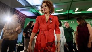 Imagen de la presentación del proyecto para Sanidad de la candidata socialista, María Jesús Montero.