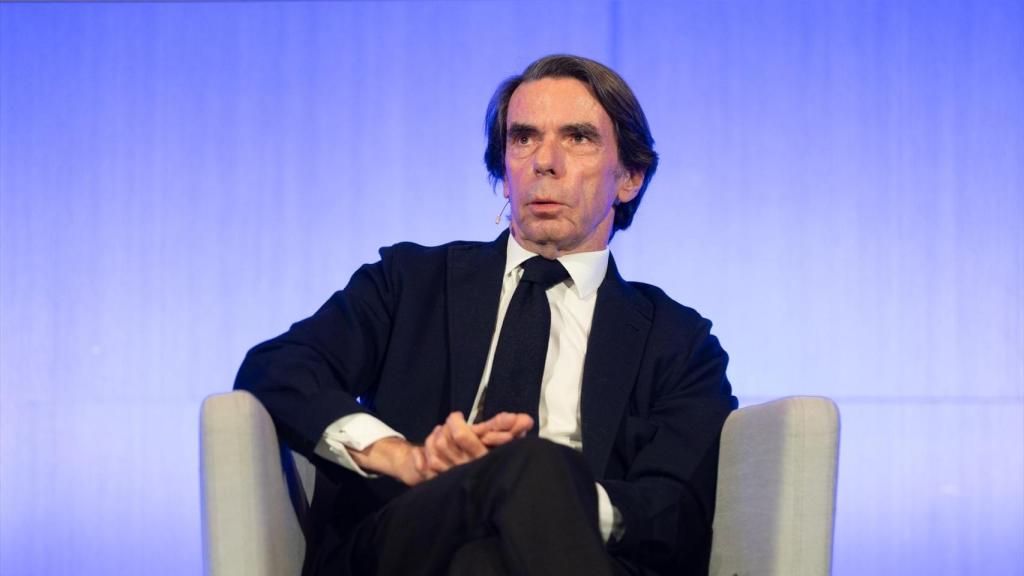 El expresidente José María Aznar, durante un acto celebrado el pasado 11 de marzo en Madrid.