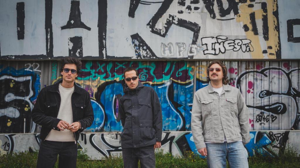 Juan, Adri y Jorge (Marlon) en su sesión con EL ESPAÑOL.