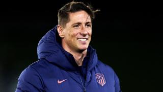 Fernando Torres, durante un partido con el Atlético de Madrid.