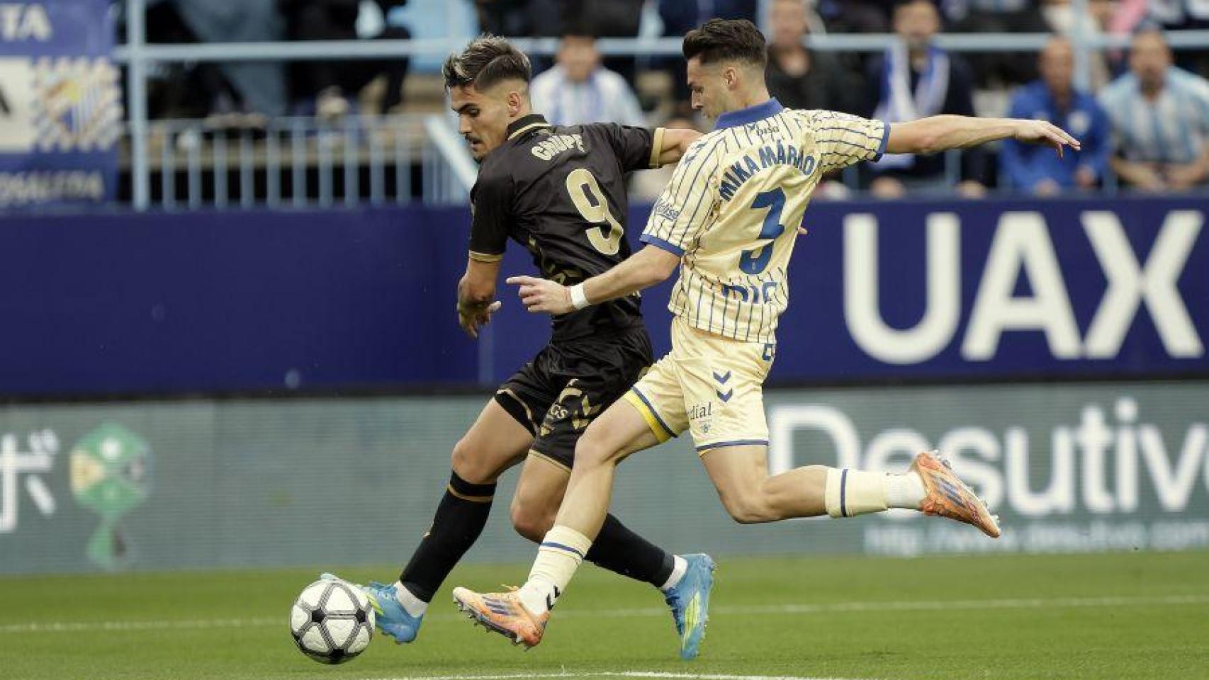 Málaga CF vs. UD Las Palmas de Segunda División, en directo: minuto a minuto, alineaciones, goles y estadísticas