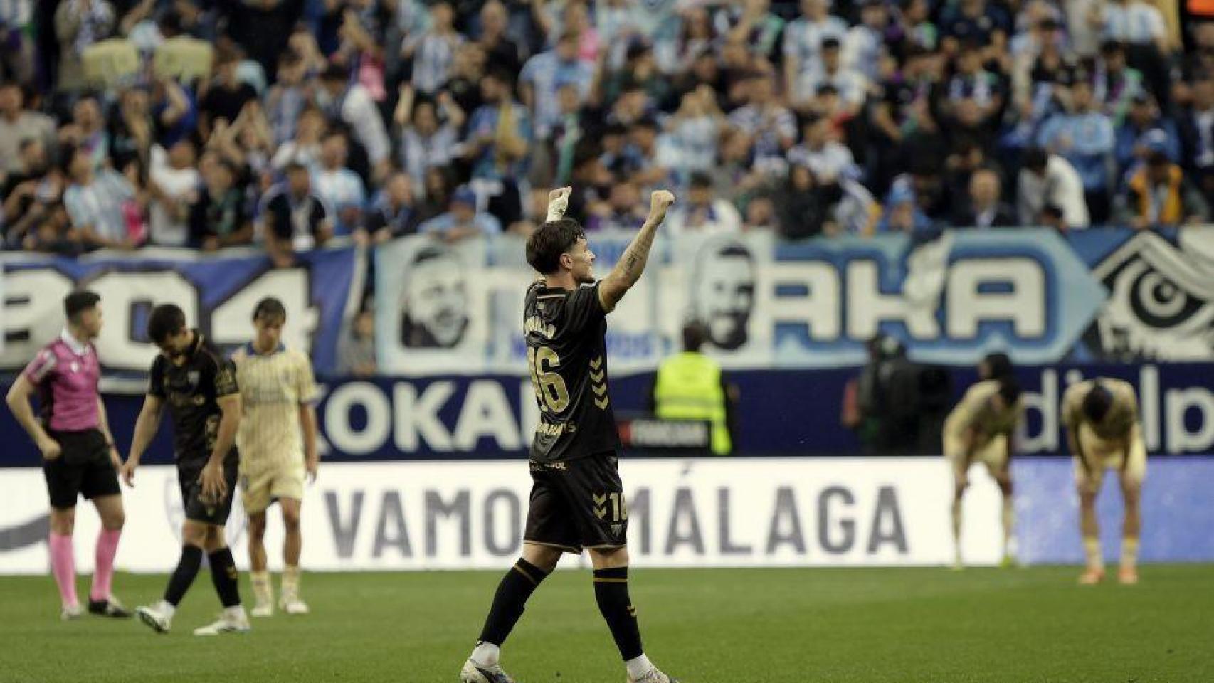 Murillo, jugador del Málaga CF.