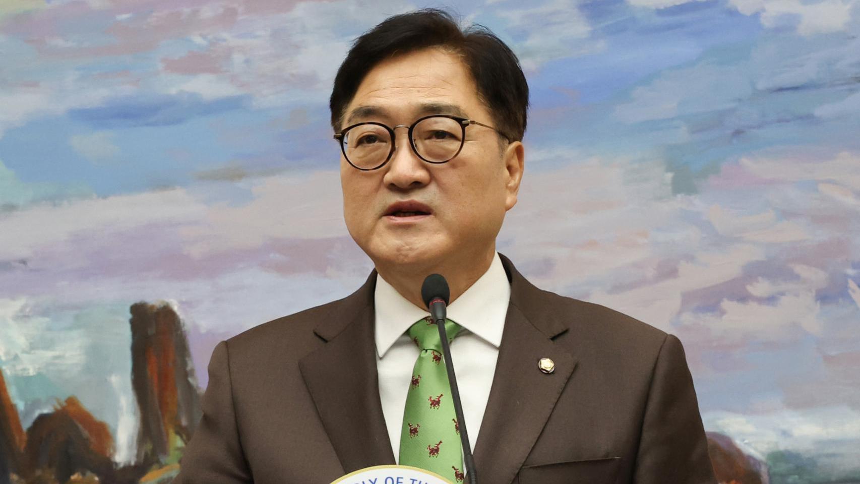 Woo Won-shik, presidente de la Asamblea Nacional de Corea del Sur