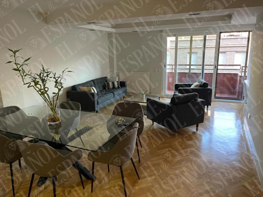 Imagen del interior del piso de Rafael Calvo, en Madrid, alquilado por José Ruz para Koldo García y José Luis Ábalos.