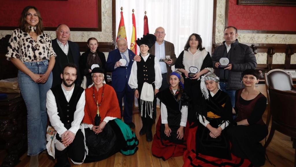 La recepción en el Ayuntamiento de Valladolid