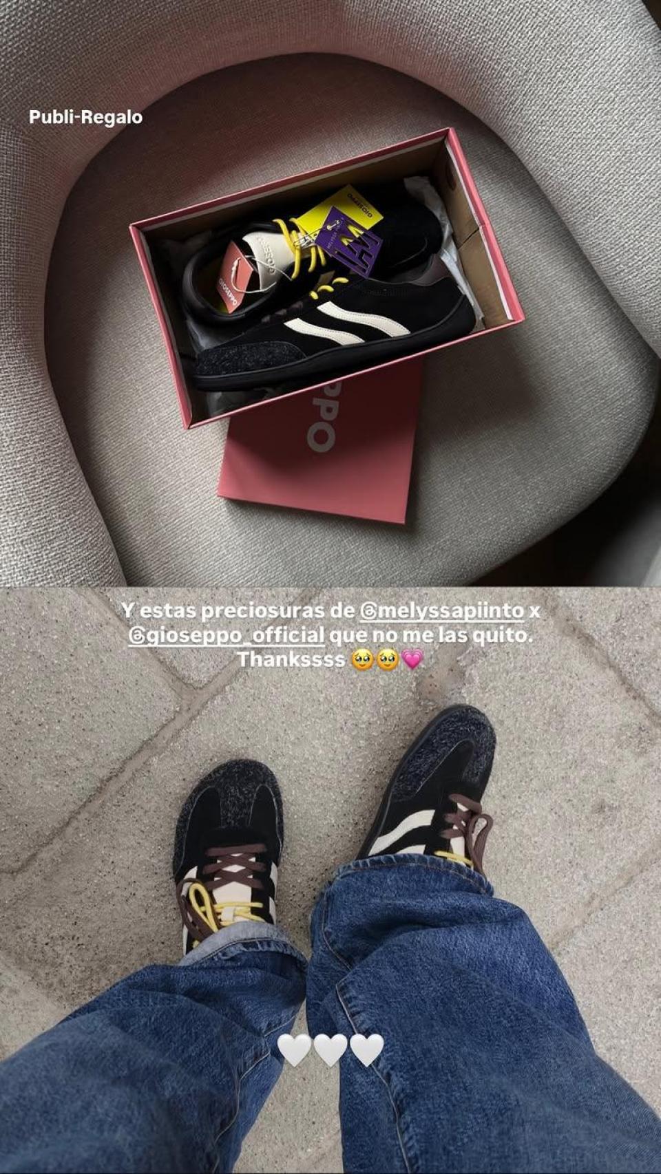 Melyssa Pinto, en sus redes sociales.
