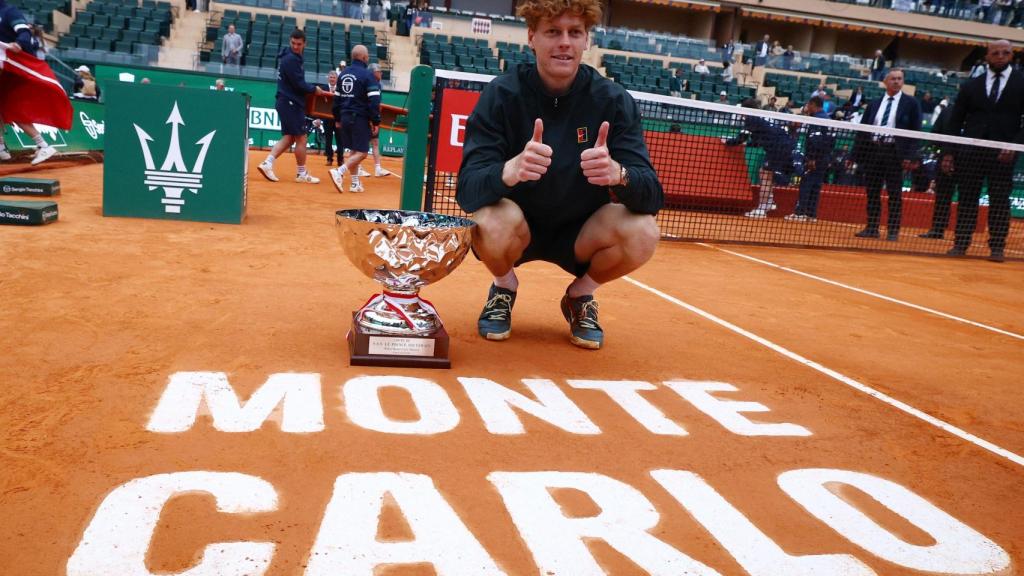 Jannik Sinner, campeón de Montecarlo.