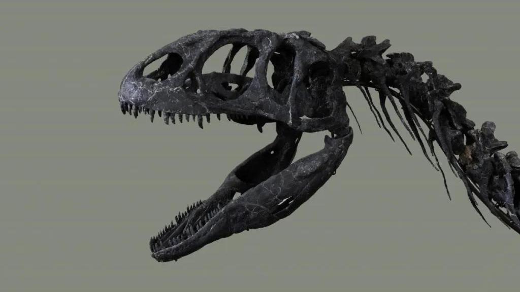 Dinosaurio exhibido en Reino Unido.