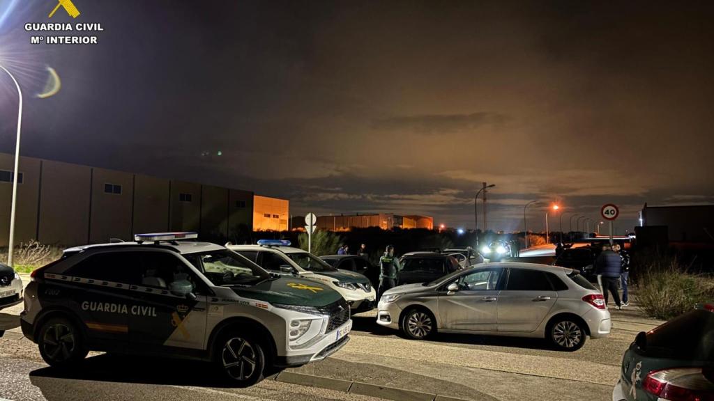 Imagen de la carrera ilegal.