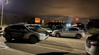 Imagen de la carrera ilegal.