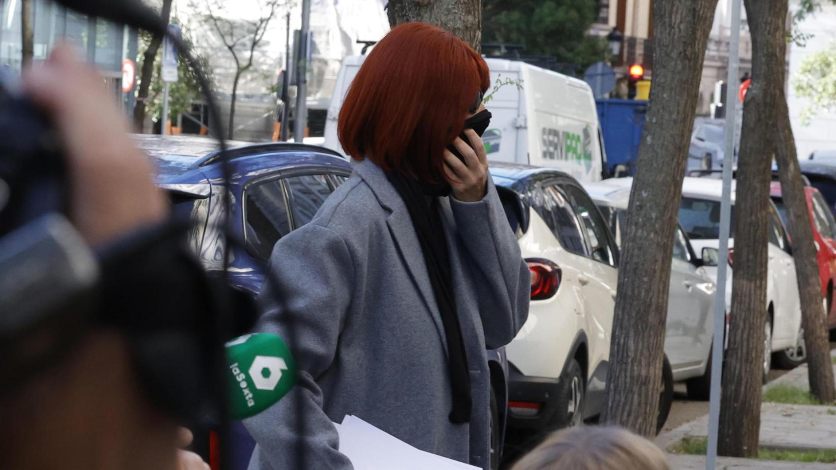 Patricia Úriz, exmujer del exasesor de Ábalos, Koldo García a su llegada al Tribunal Supremo.