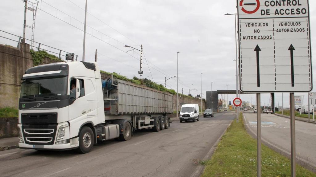 Circulación de vehículos pesados. EFE