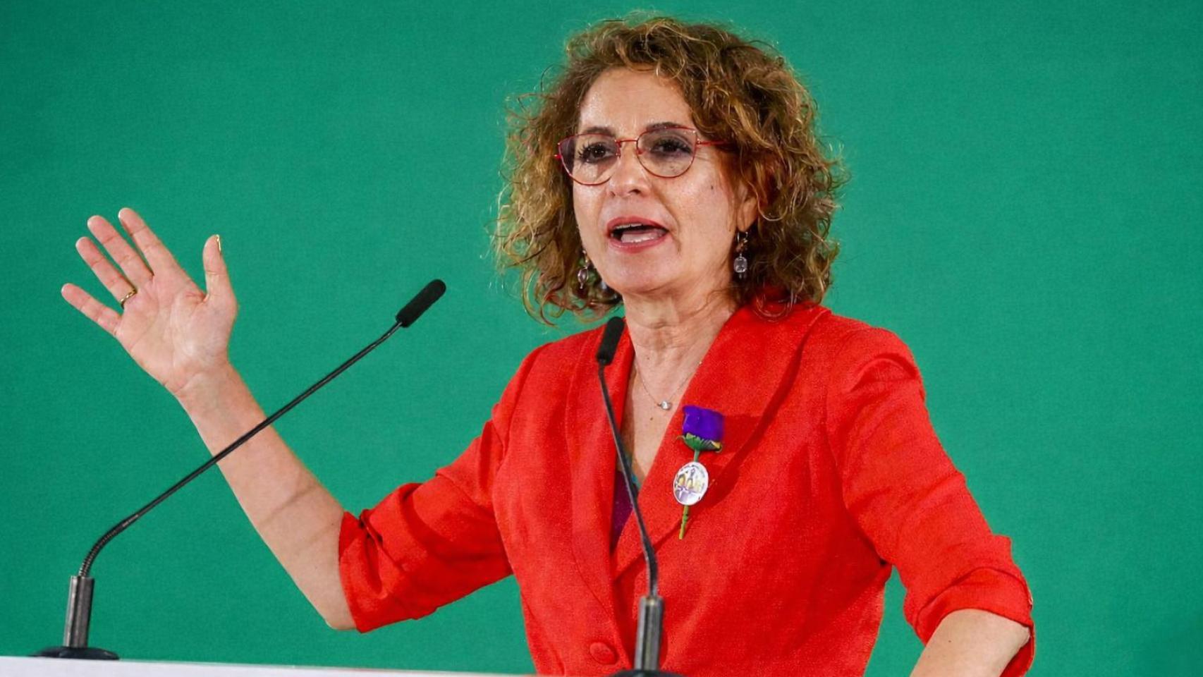 María Jesús Montero, Ministra de Hacienda.