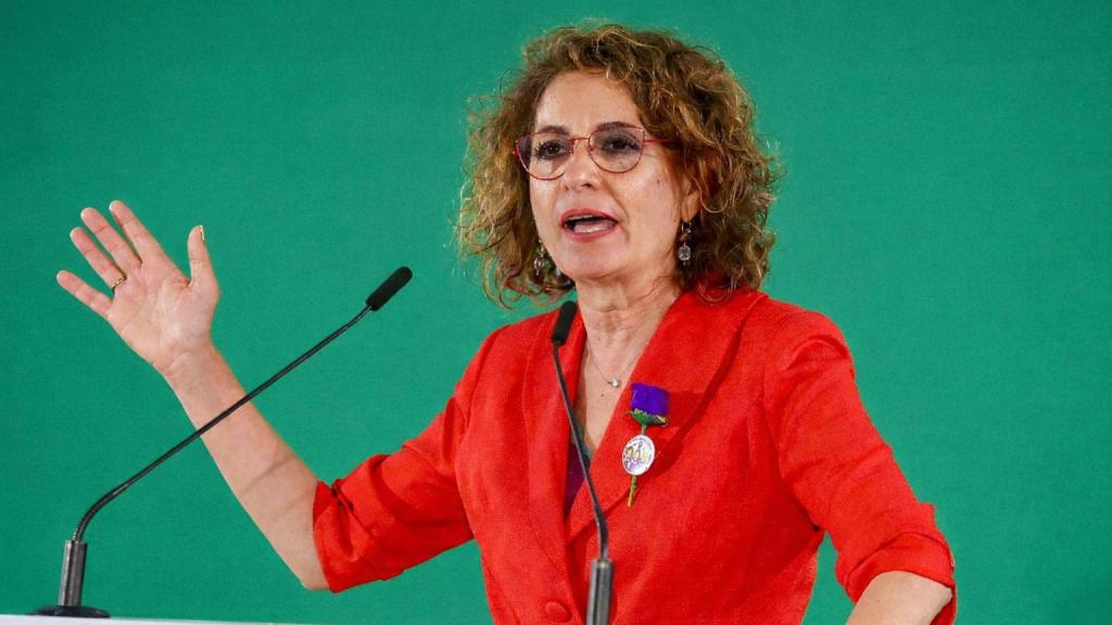 María Jesús Montero, candidata a la presidencia de Andalucía. 