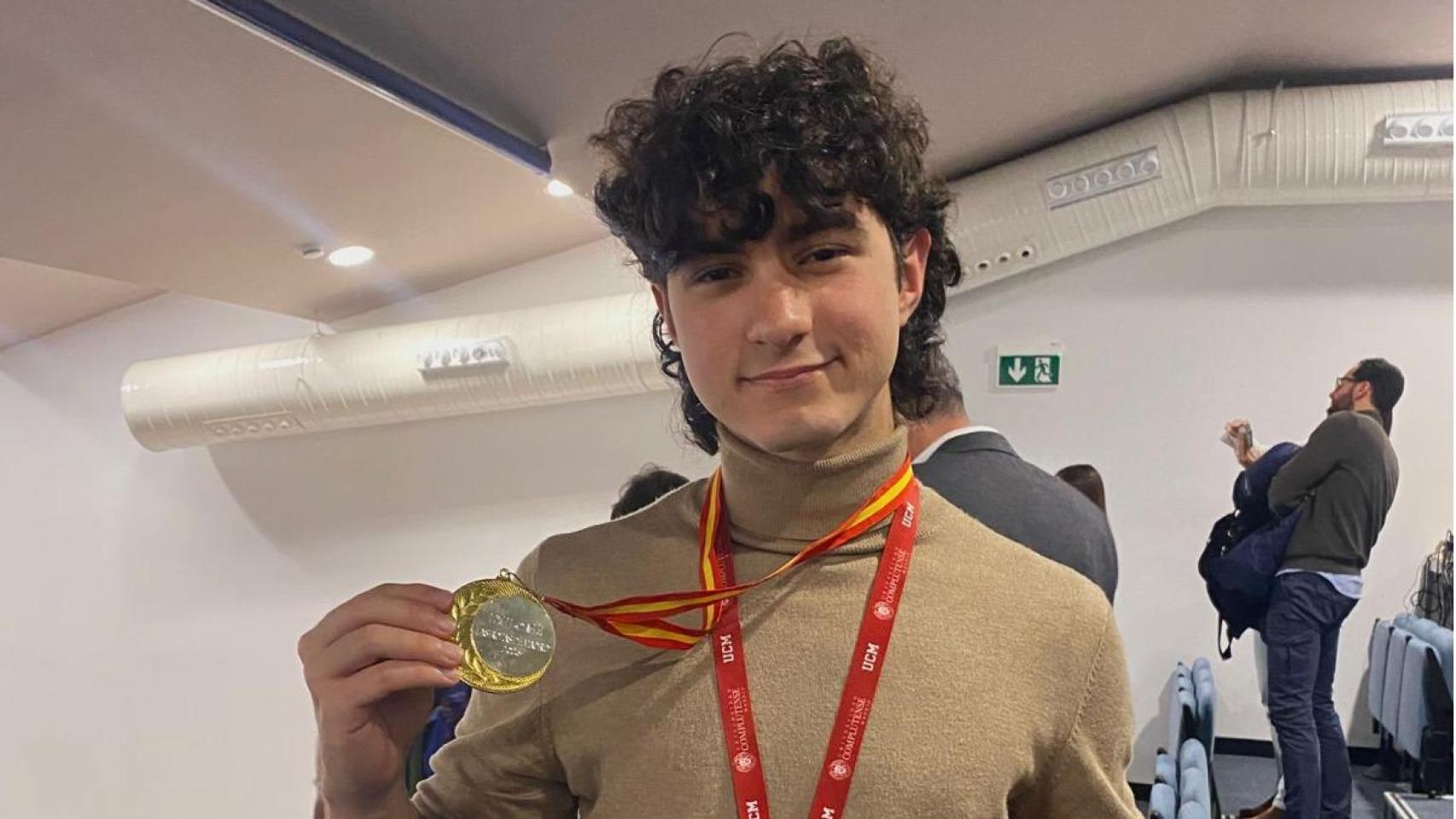 Guillermo Guerrero, ganador de la Olimpiada Matemática en España.