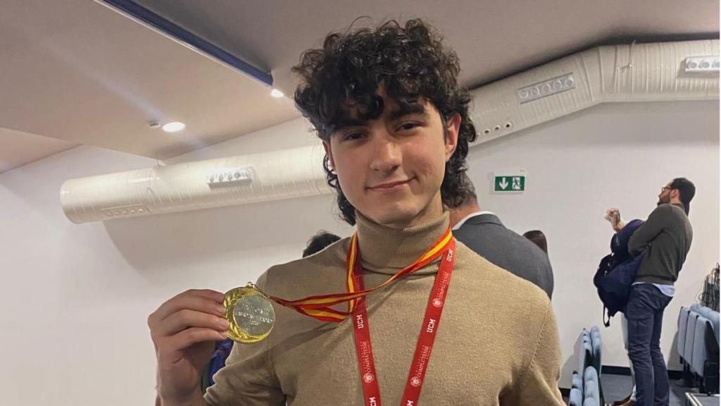 Guillermo Guerrero, ganador de la Olimpiada Matemática en España.