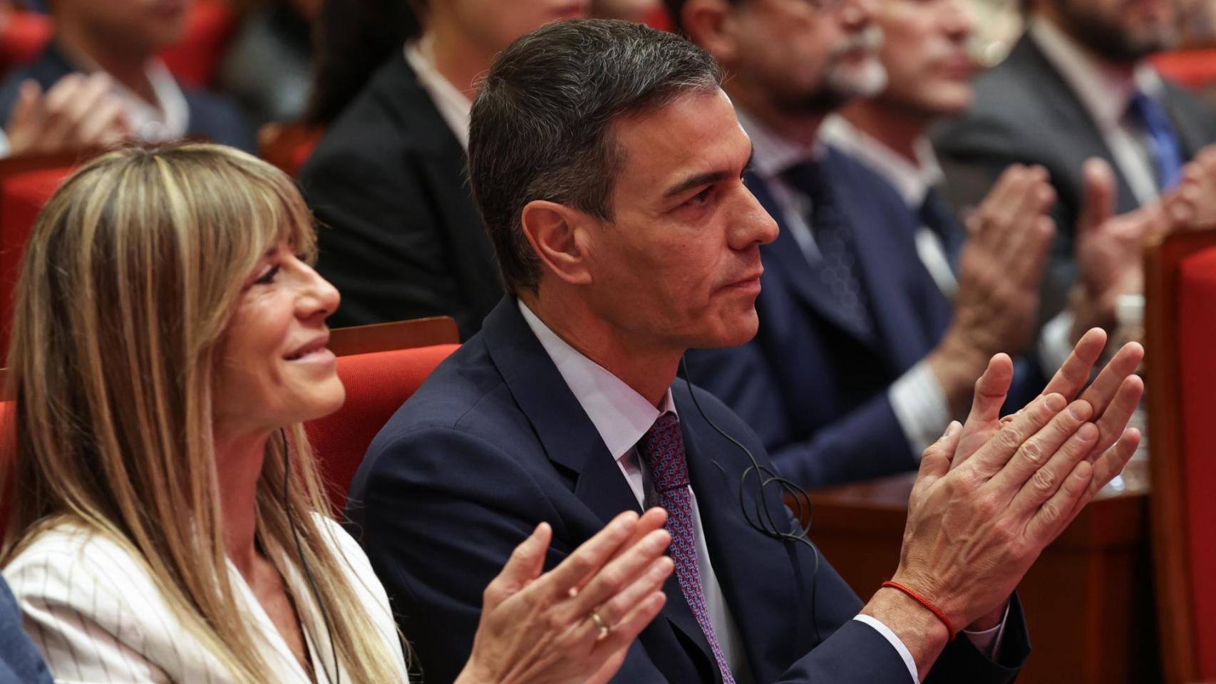 Begoña Gómez y Pedro Sánchez en China.