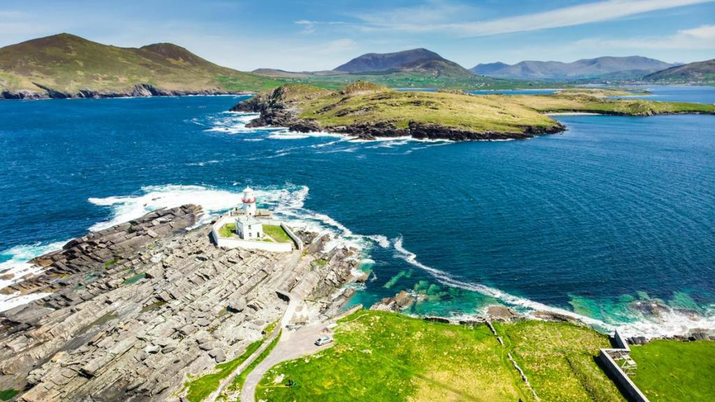 Vistas de la isla Valentia en Cromwell Point.