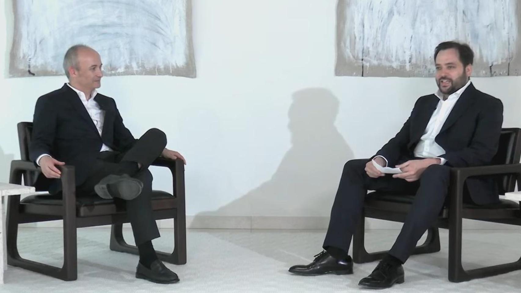 Instante de la entrevista.