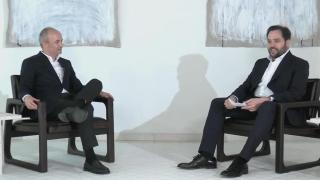 Instante de la entrevista.