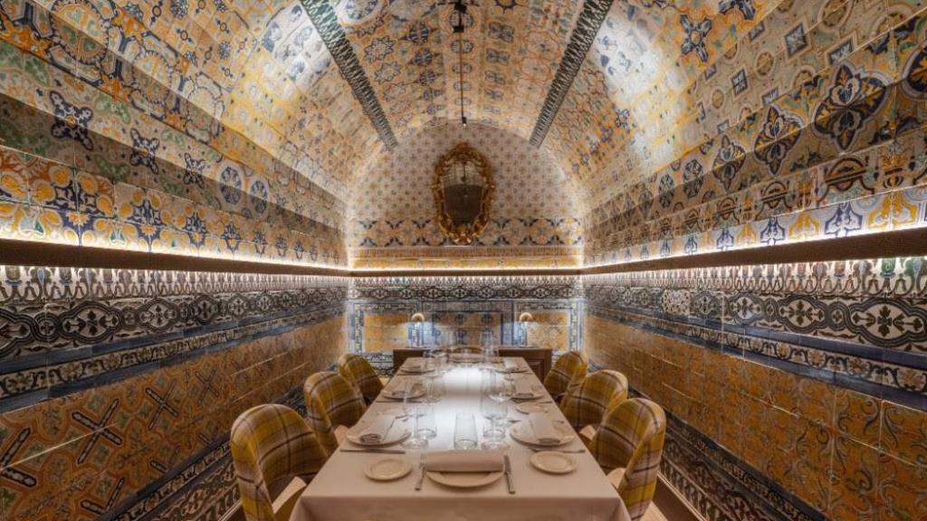 La Tartana, uno de los reservados del restaurante.