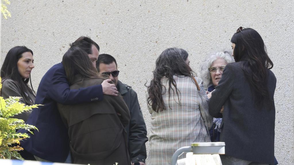 Irene Carbonero con su marido, Patricio Martínez.